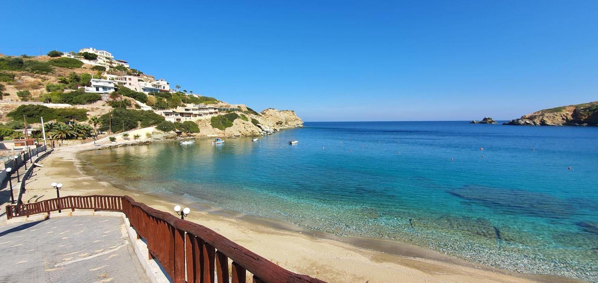 Spacious Villa With Private Eco-Pool And Panoramic Sea View Agia Pelagia Exteriér fotografie
