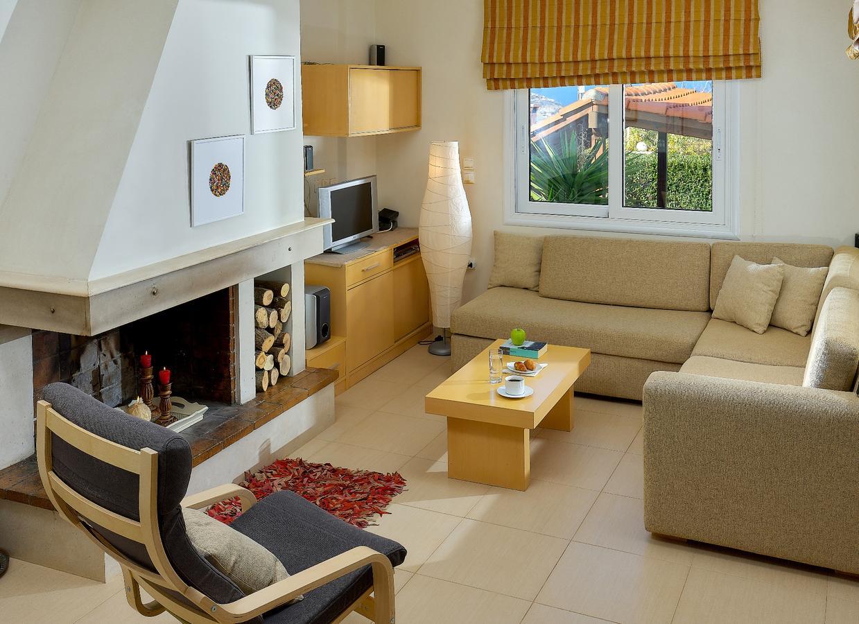 Spacious Villa With Private Eco-Pool And Panoramic Sea View Agia Pelagia Exteriér fotografie